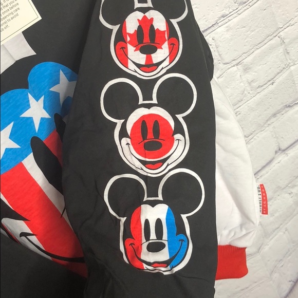 VTG MICKEY & CO MICKEY PUFFY REVERSIBLE SWEATSHIRT - Picture 3 of 8